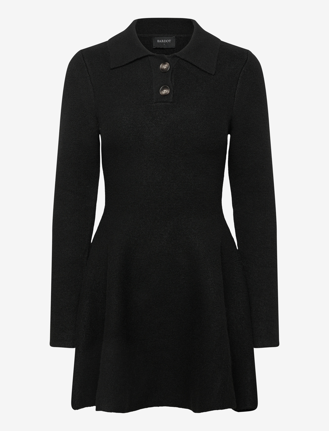 Bardot - LEXTER MINI VOLUME KNIT DRESS - strikkjoler - black - 0