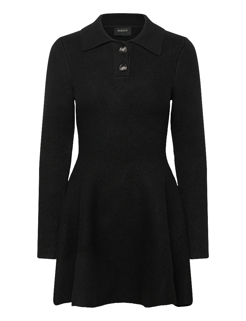Bardot - LEXTER MINI VOLUME KNIT DRESS - strikkjoler - black - 0