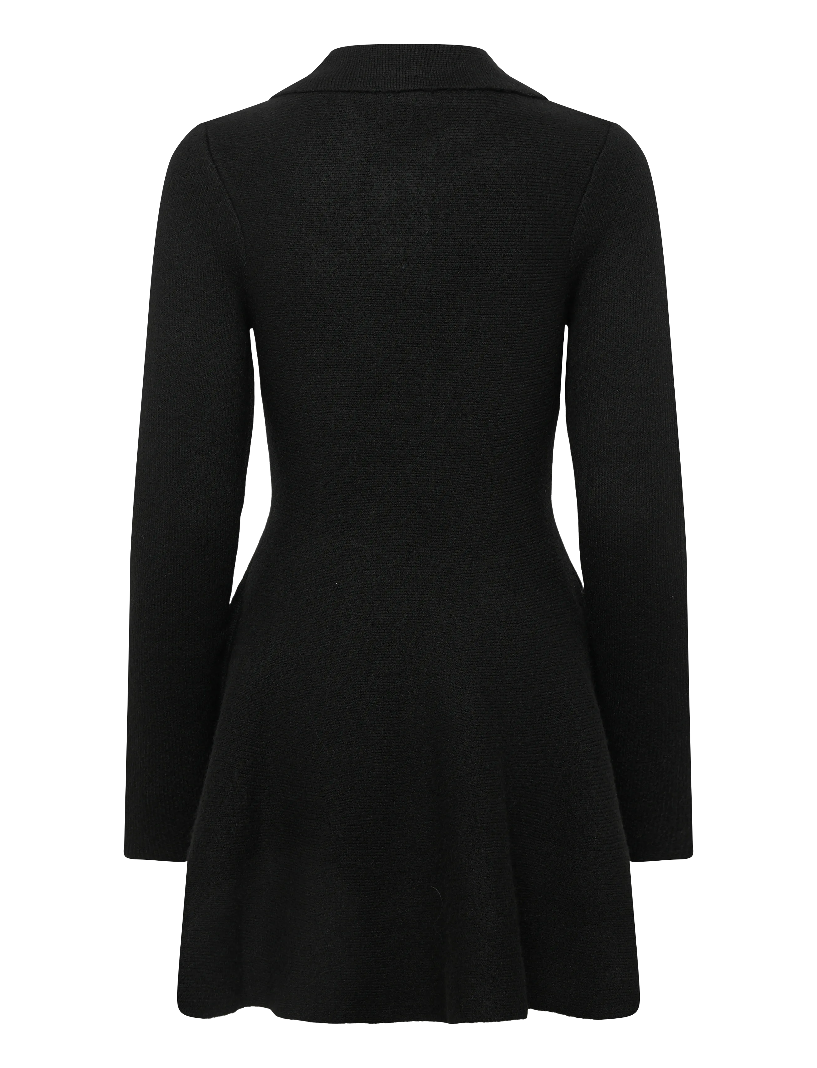 Bardot - LEXTER MINI VOLUME KNIT DRESS - knitted dresses - black - 2