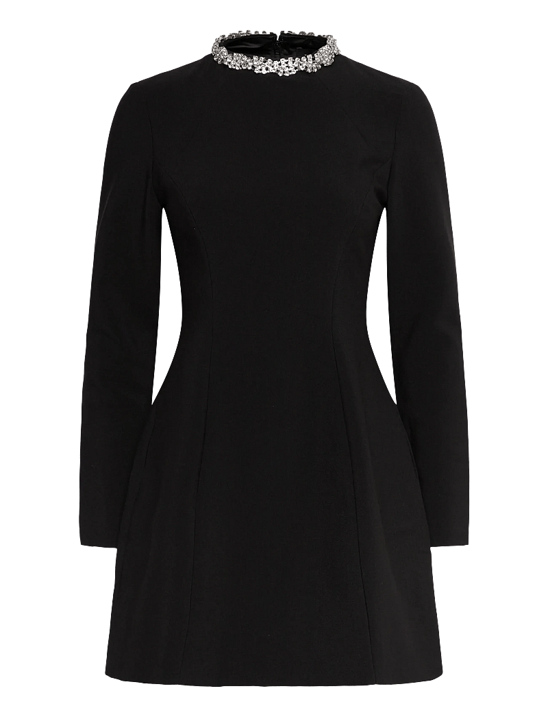 Bardot - DELPHI LONG SLEEVE MINI DRESS - cocktailkleider - black - 1