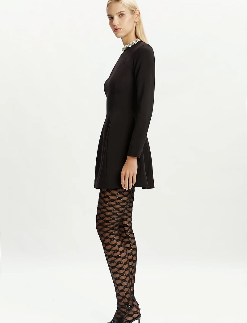 Bardot - DELPHI LONG SLEEVE MINI DRESS - cocktailkleider - black - 0
