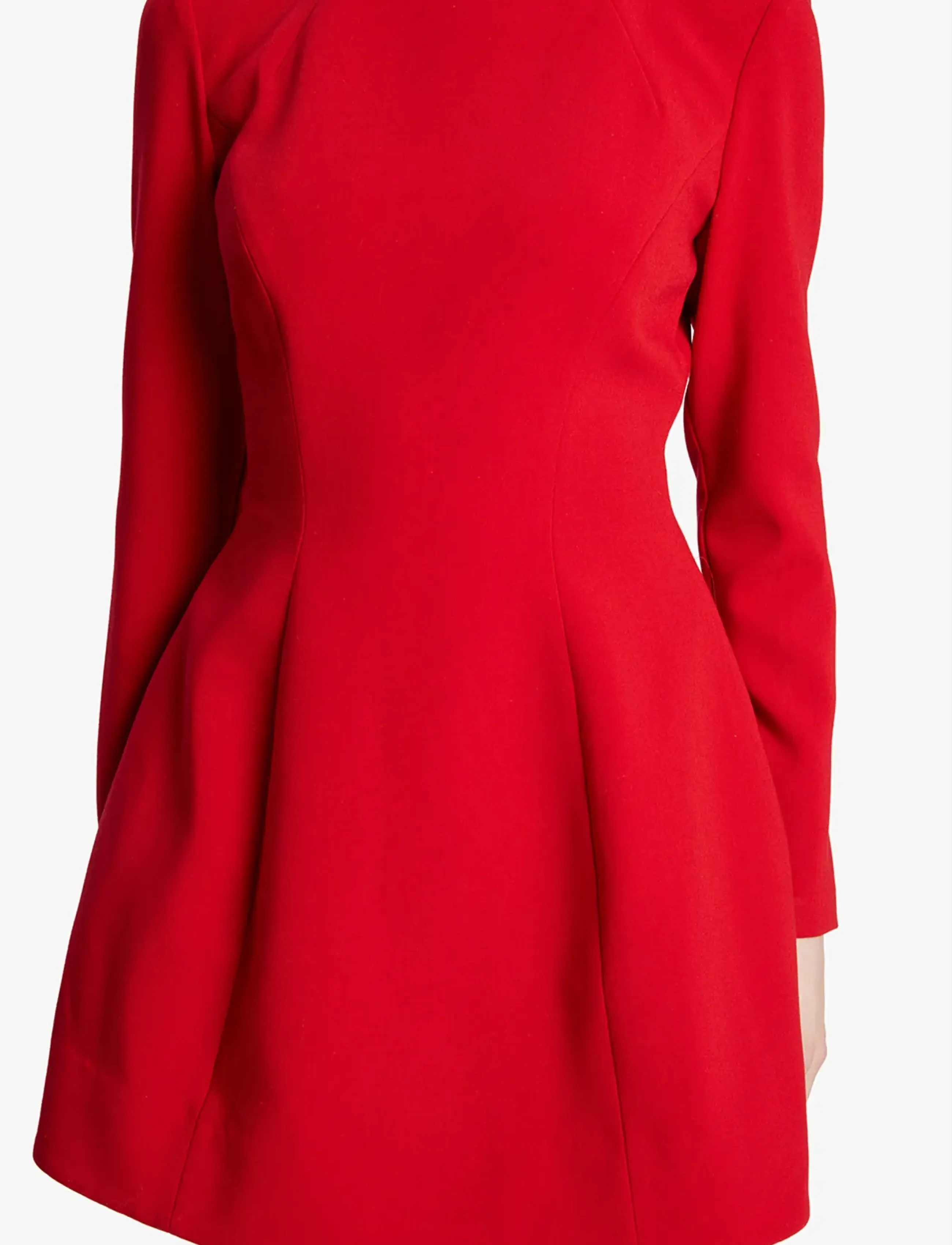 Bardot DELPHI LONG SLEEVE MINI DRESS - Fashion Trends - BURGUNDY / red