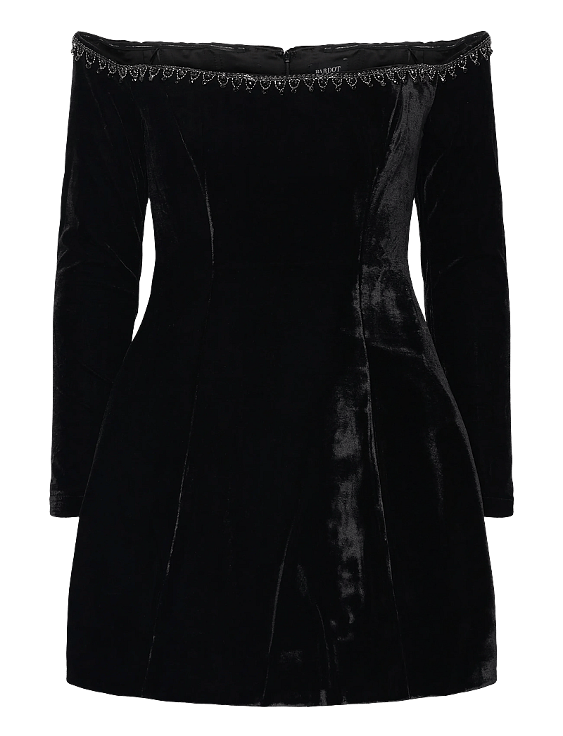 Bardot - NADENE TRIM HOURGLASS DRESS - cocktailklänningar - black - 1