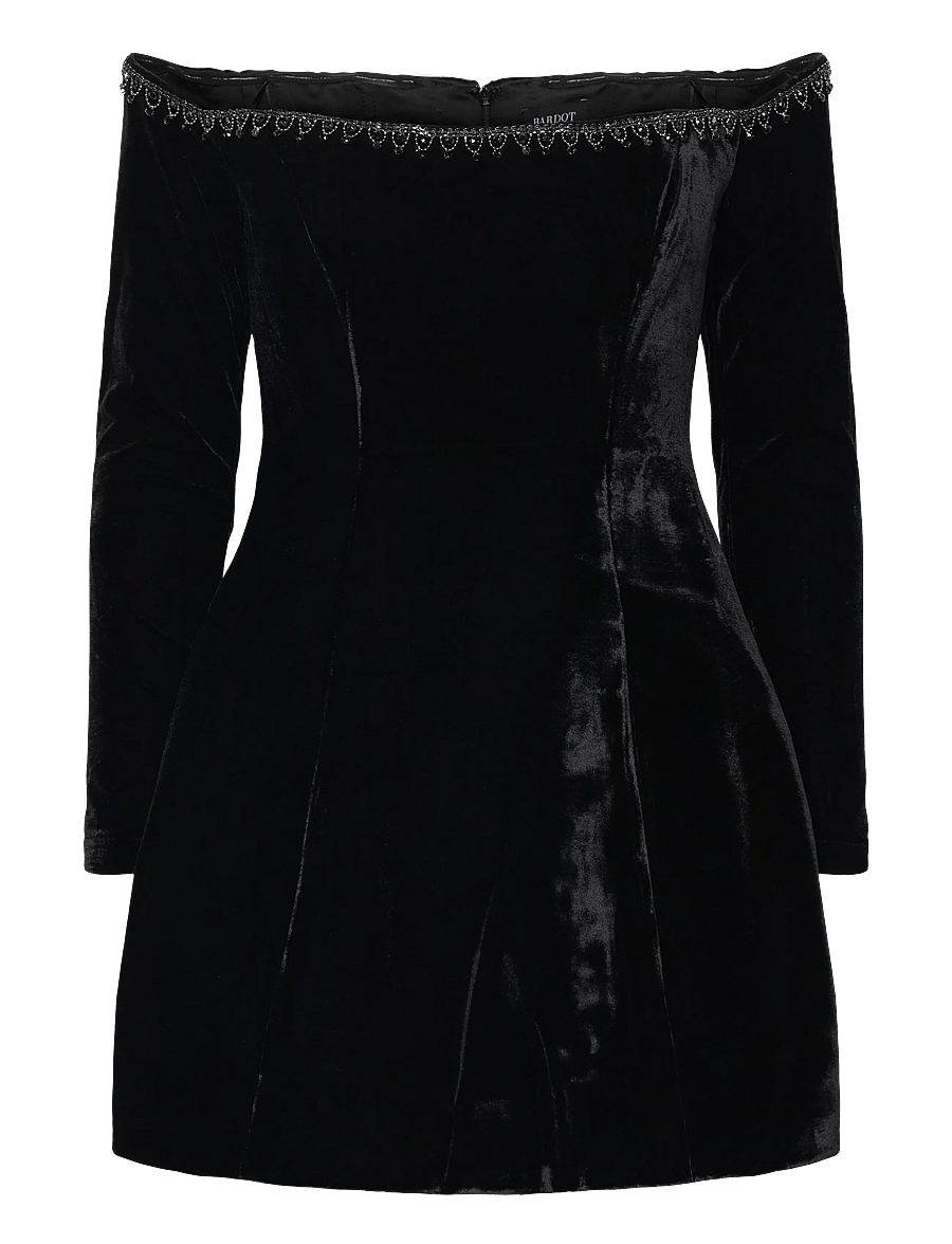 Bardot - NADENE TRIM HOURGLASS DRESS - robes de cocktail - black - 1