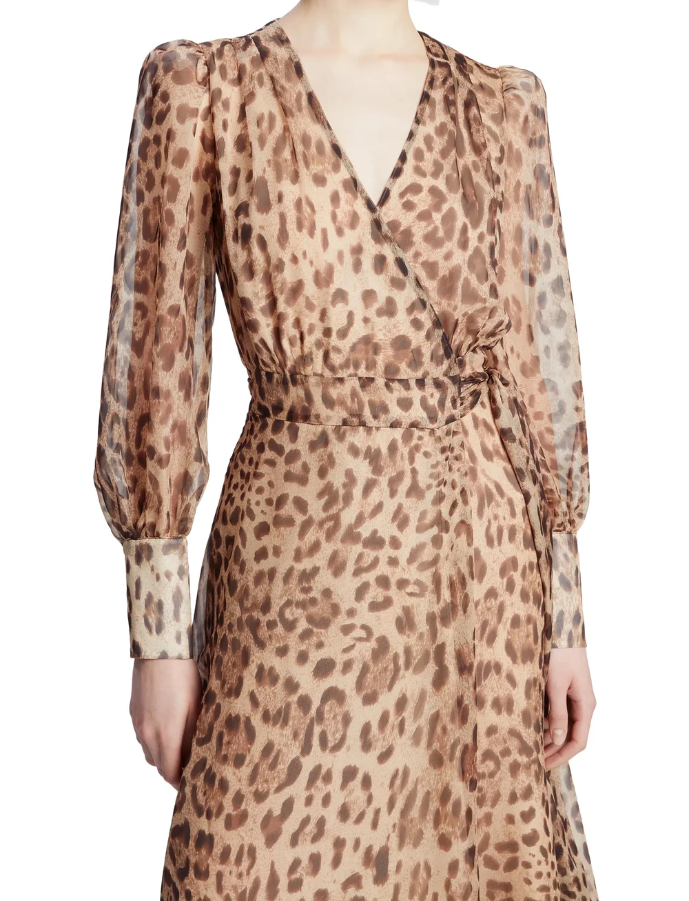 Bardot - LUCIANNA MAXI WRAP DRESS - omlottklänningar - b leopard - 4
