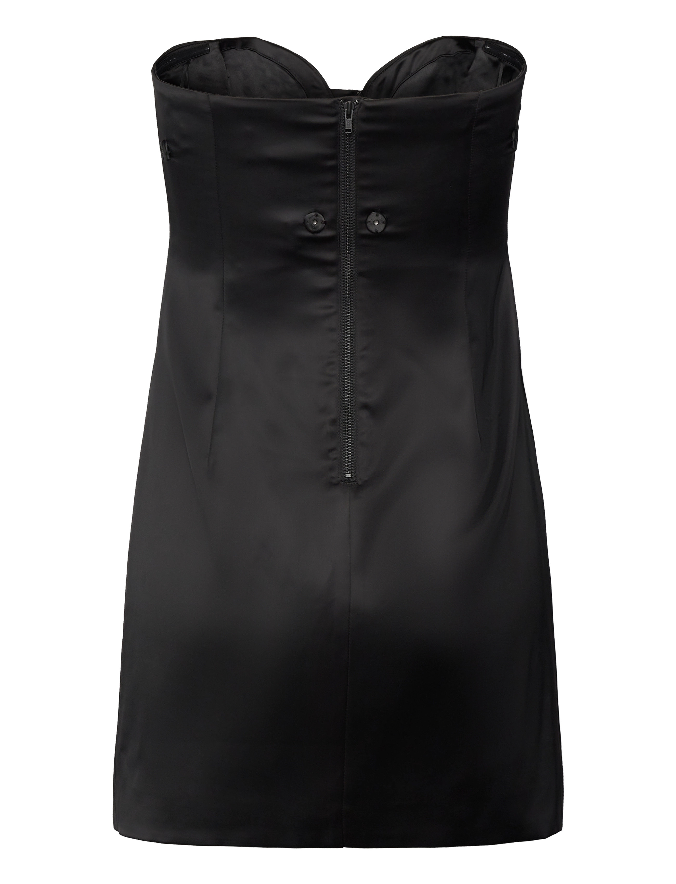 Bardot - ELENI BOW BACK SATIN DRESS - festtøj til outletpriser - black - 3