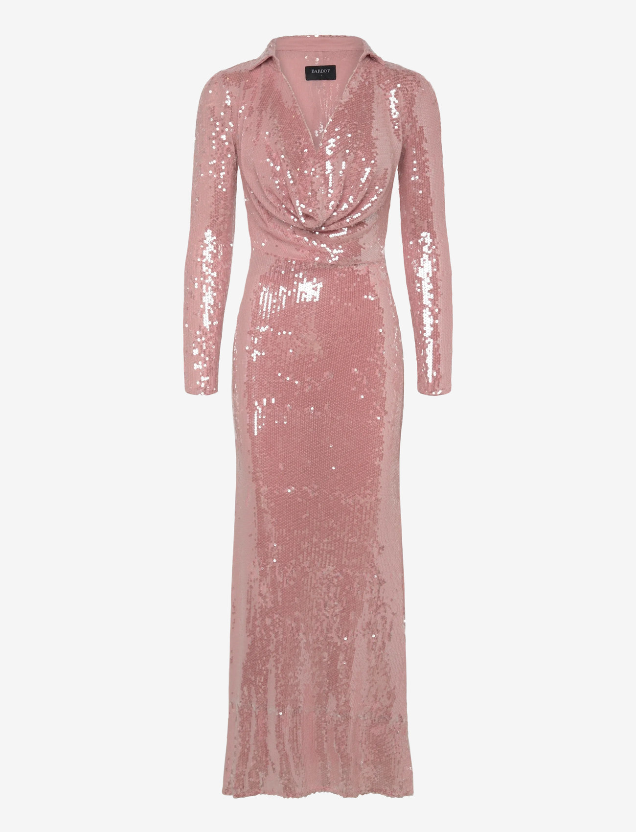 Bardot - LOREL SEQUIN MESH MIDI DRESS - abendkleider - bliss pink - 0