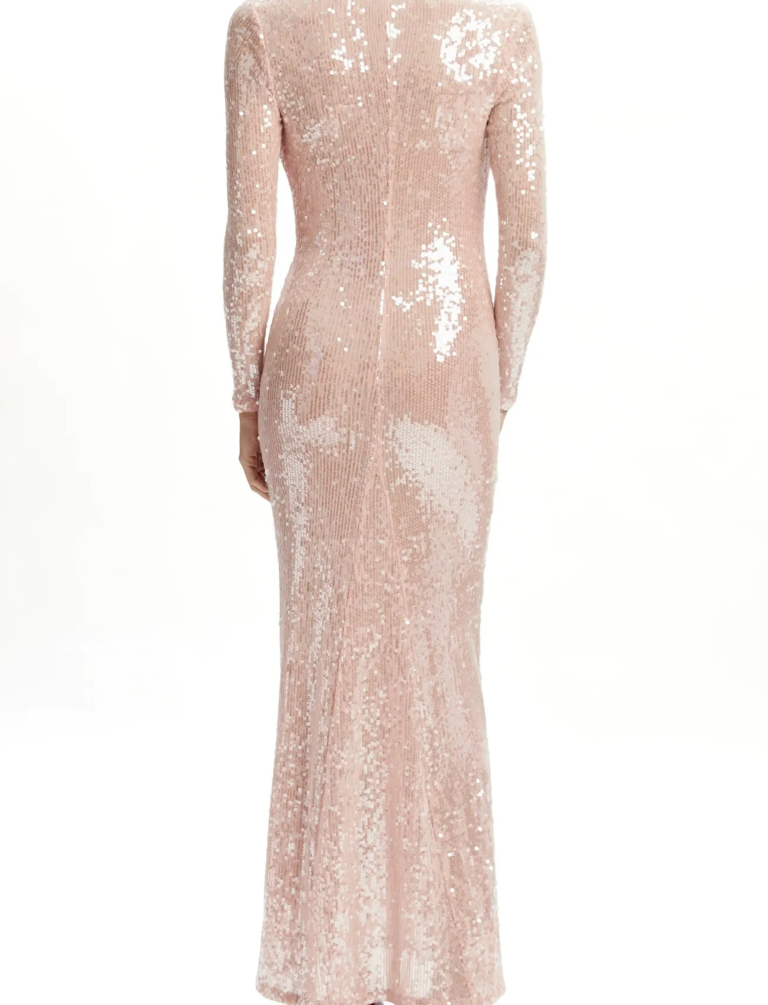 Bardot - LOREL SEQUIN MESH MIDI DRESS - sequin dresses - bliss pink - 4