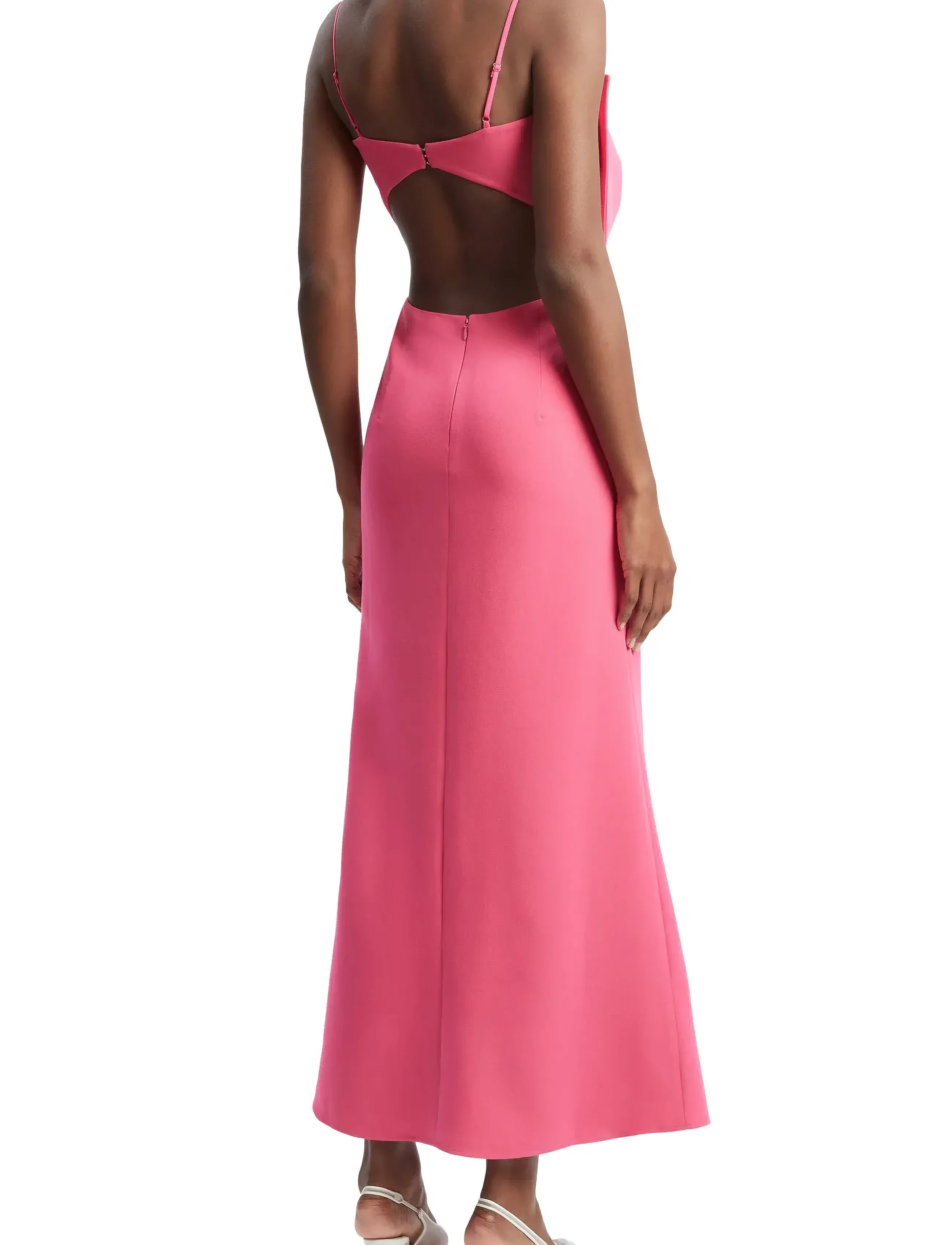 Bardot - PAULA BOW MAXI DRESS - hot pink - 4