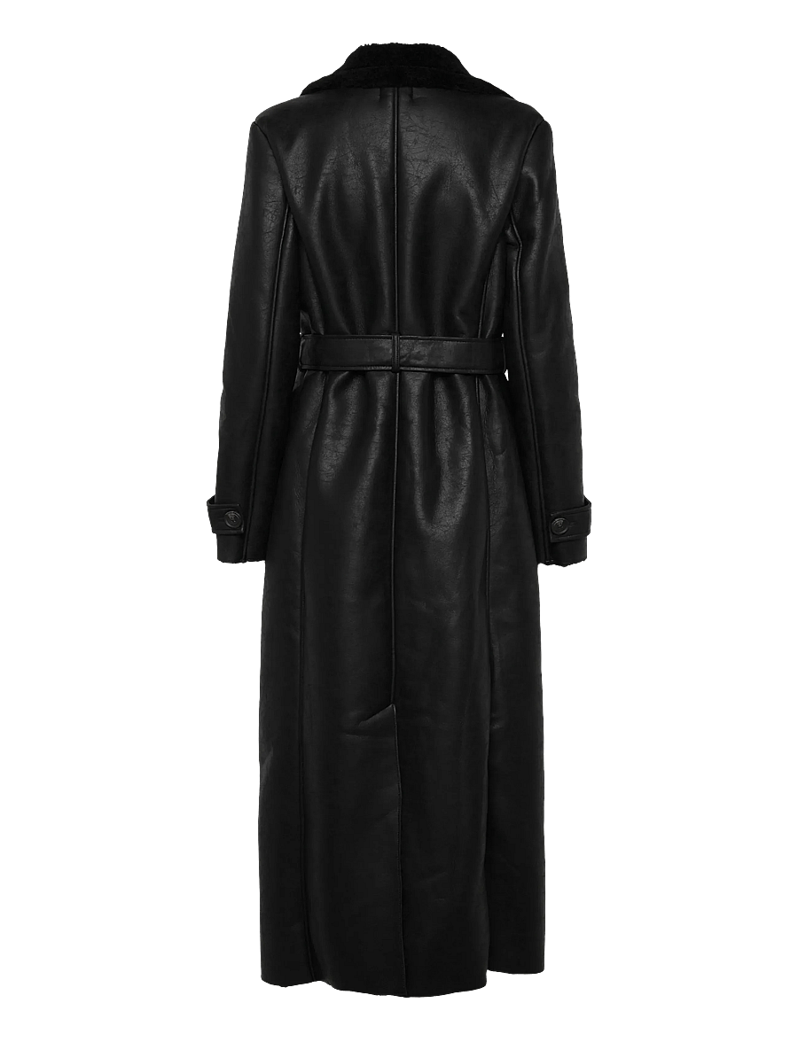 Bardot - VEGAN LEATHER TRENCH COAT - black - 2