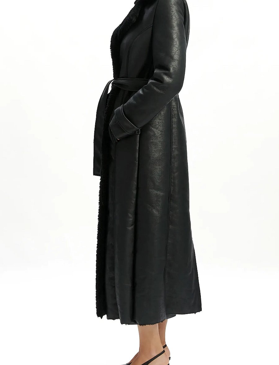 Bardot - VEGAN LEATHER TRENCH COAT - black - 3