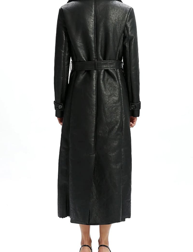 Bardot - VEGAN LEATHER TRENCH COAT - mäntel - black - 4