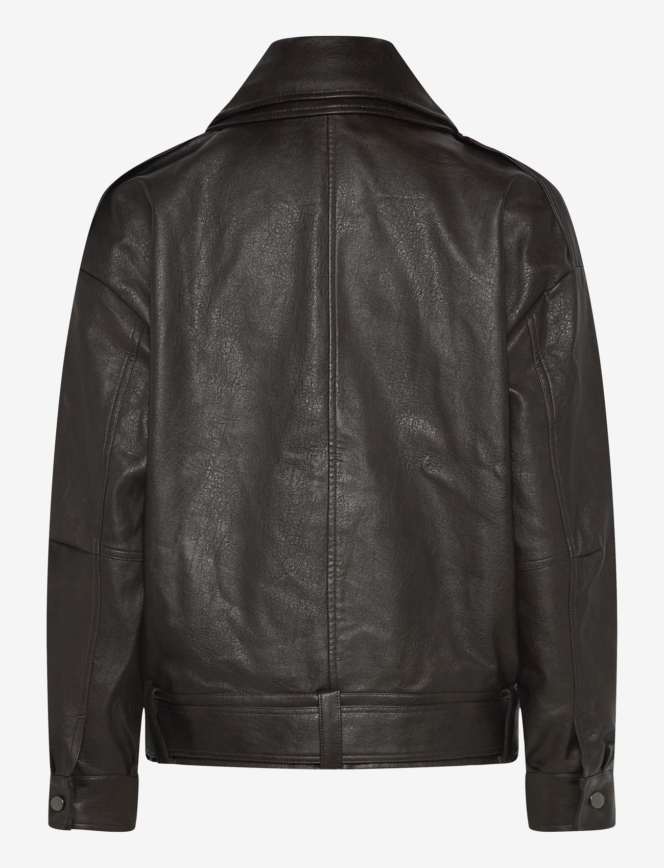 Bardot - KAVI VEGAN LEATHER JACKET - lederjacken - dark choco - 2