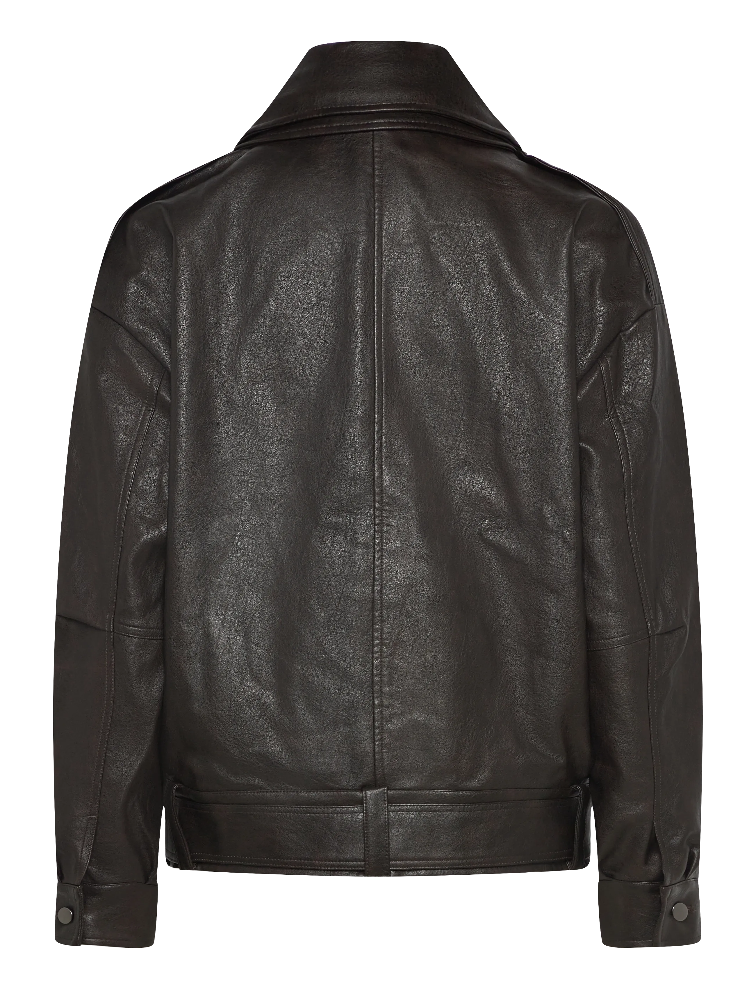 Bardot - KAVI VEGAN LEATHER JACKET - leren jassen - dark choco - 2