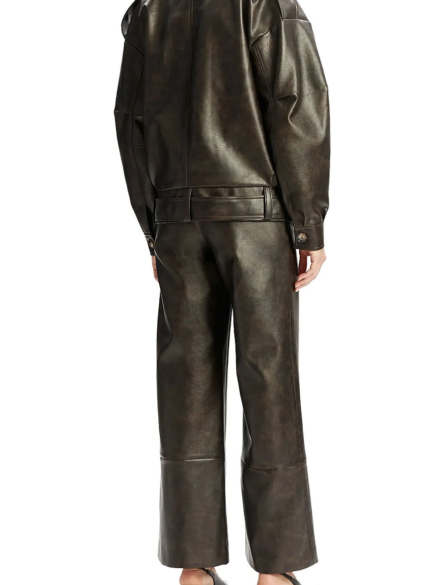 Bardot - KAVI VEGAN LEATHER JACKET - lederjacken - dark choco - 5