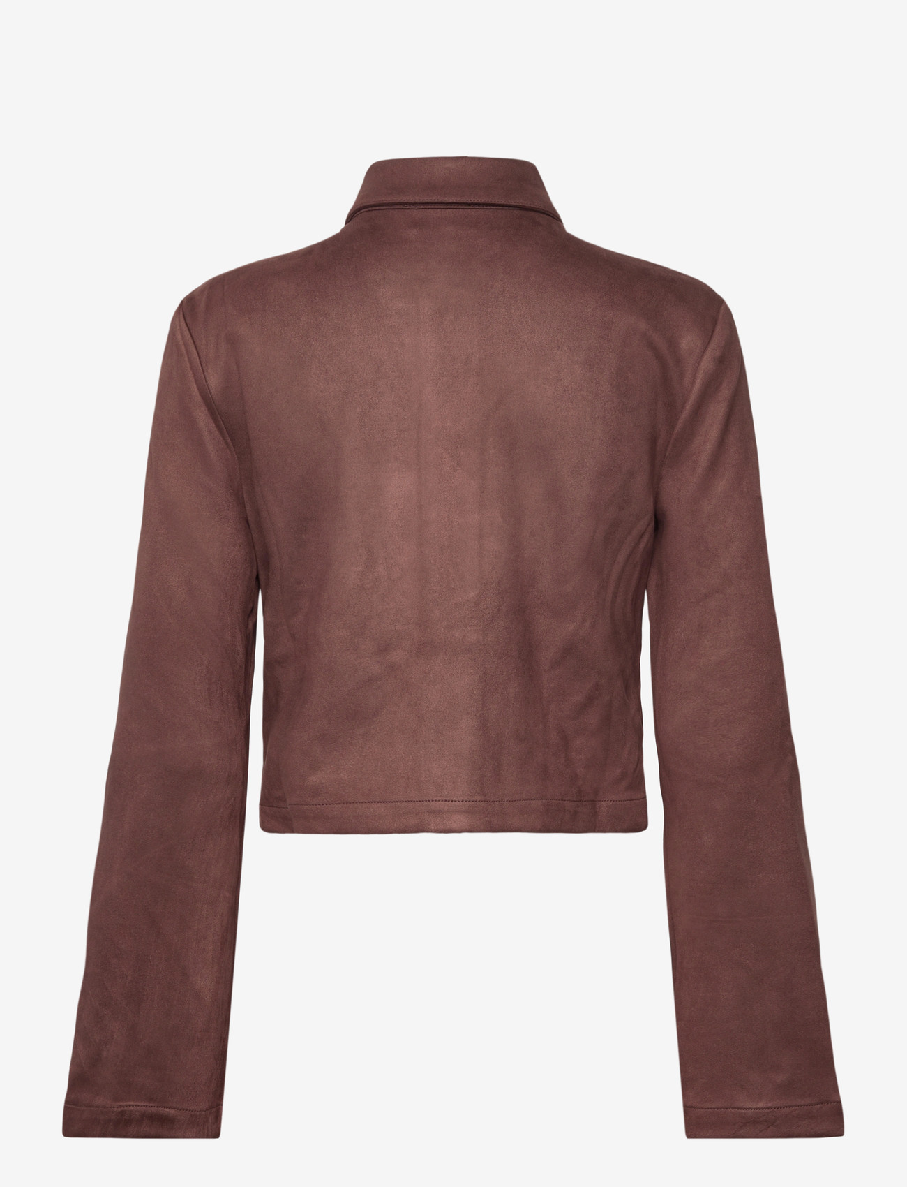 Bardot - LORENZO VEGAN SUEDE SHIRT - utility jackets - chocolate - 1