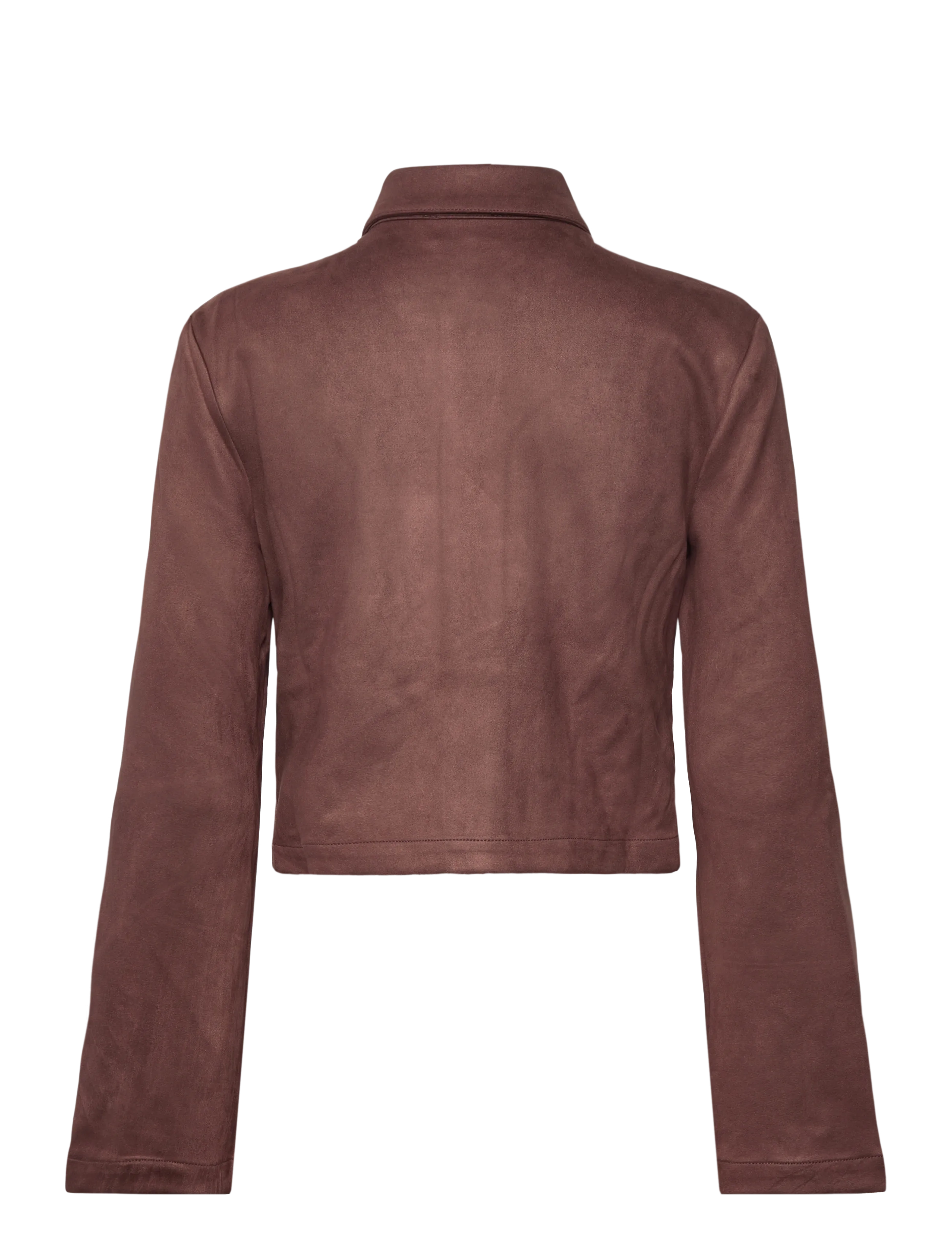 Bardot - LORENZO VEGAN SUEDE SHIRT - vestes de printemps - chocolate - 2