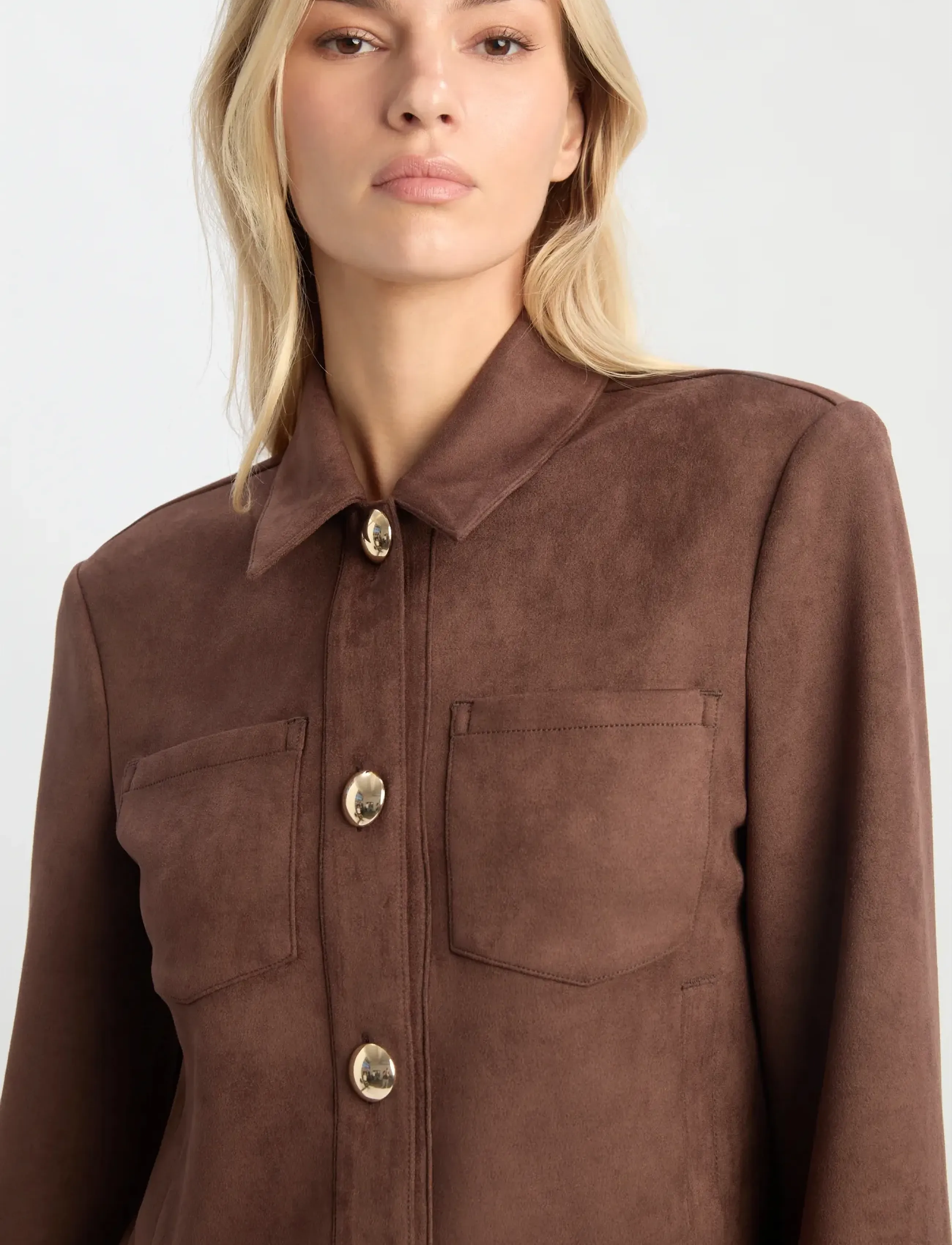 Bardot Lorenzo Vegan Suede Shirt kavajer & blazers dam – bild 3