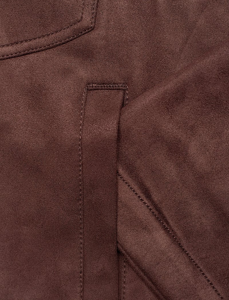 Bardot - LORENZO VEGAN SUEDE SHIRT - utility jackets - chocolate - 2