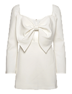 bardot phillipa bow mini dress Bardot Phillipa Bow Mini Dress - Orchid Wht - 64% Off