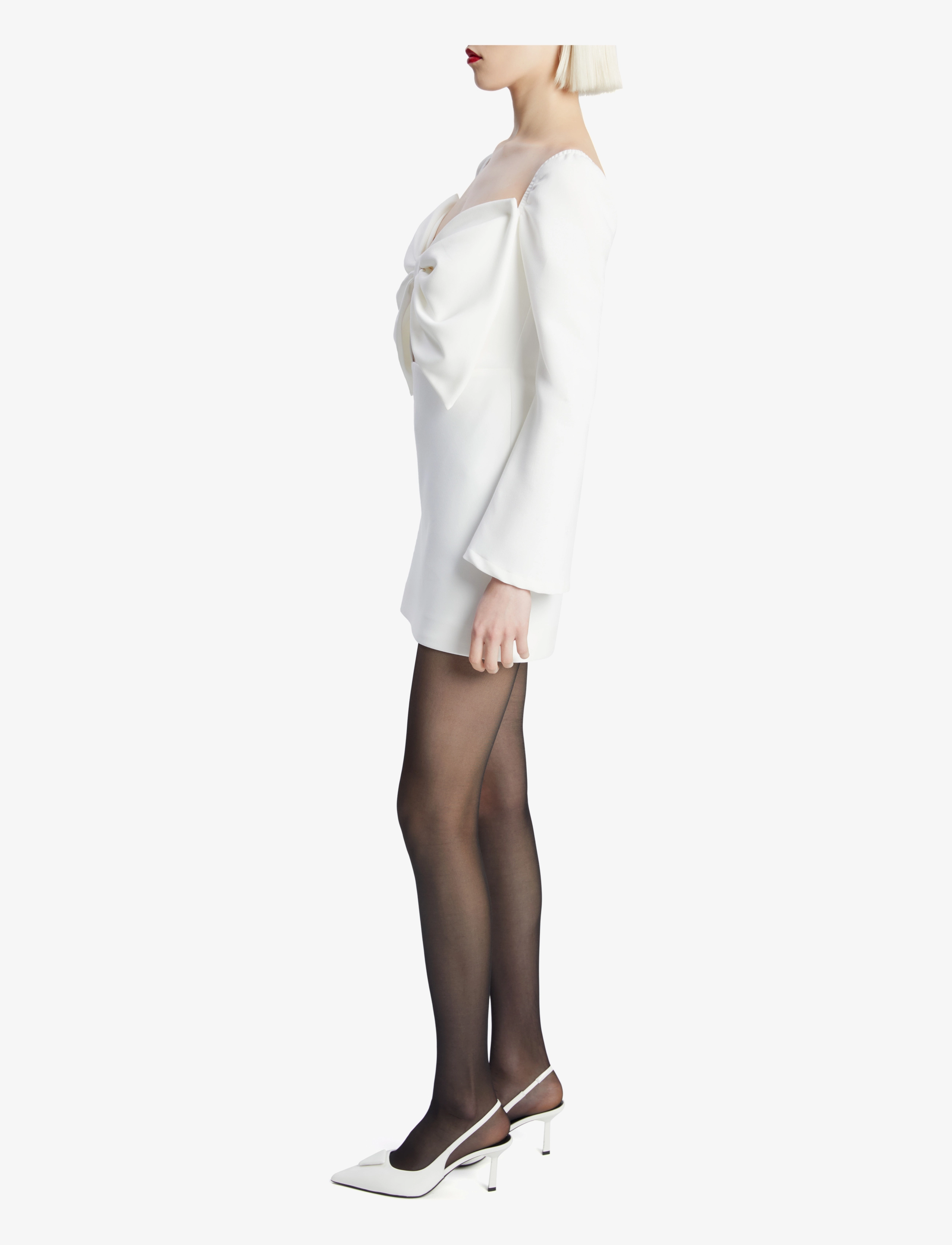 Bardot - PHILLIPA BOW MINI DRESS - festkjoler - orchid wht - 3