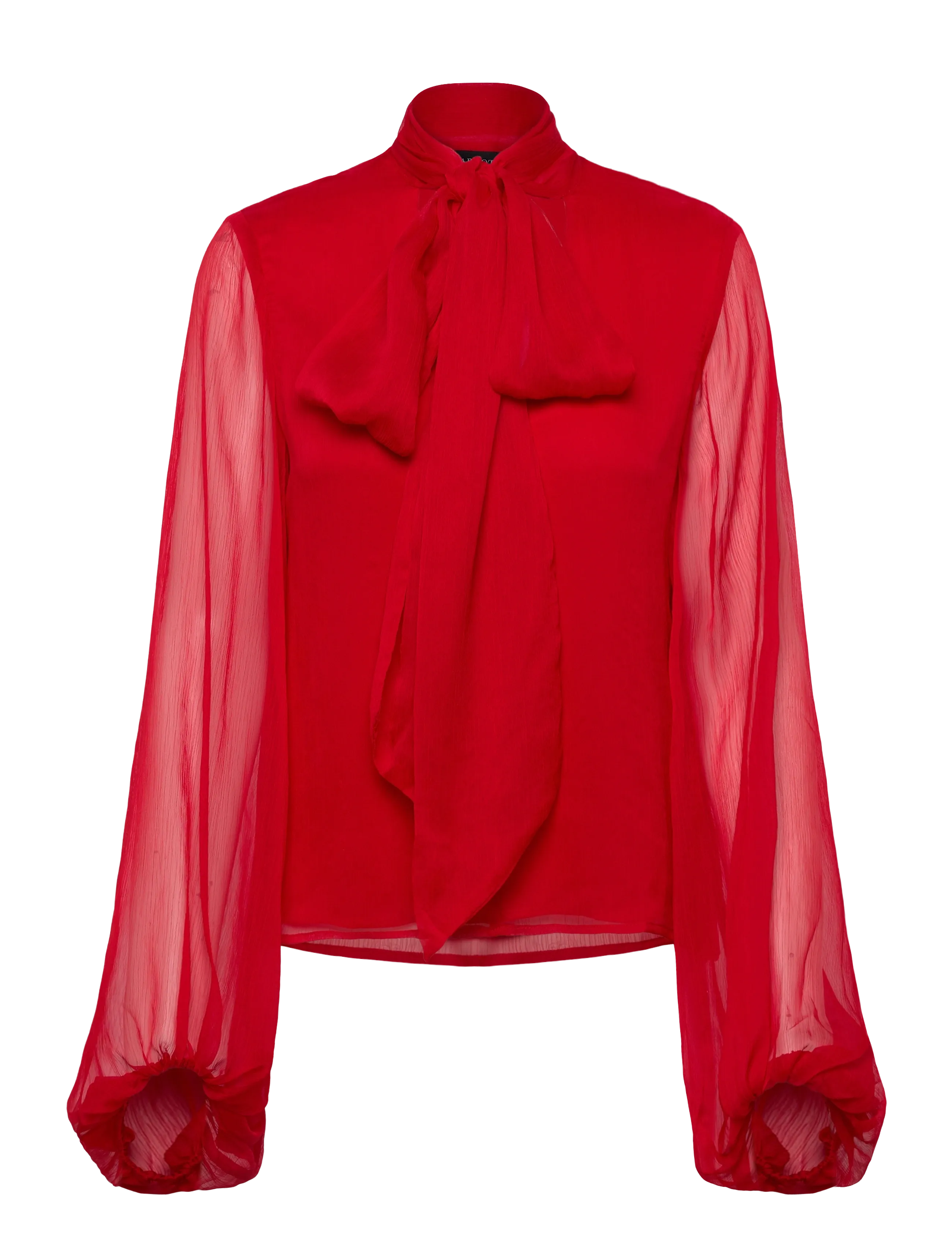 BARDOT Solace Tie Front Bluse Rot - 34 - Damen