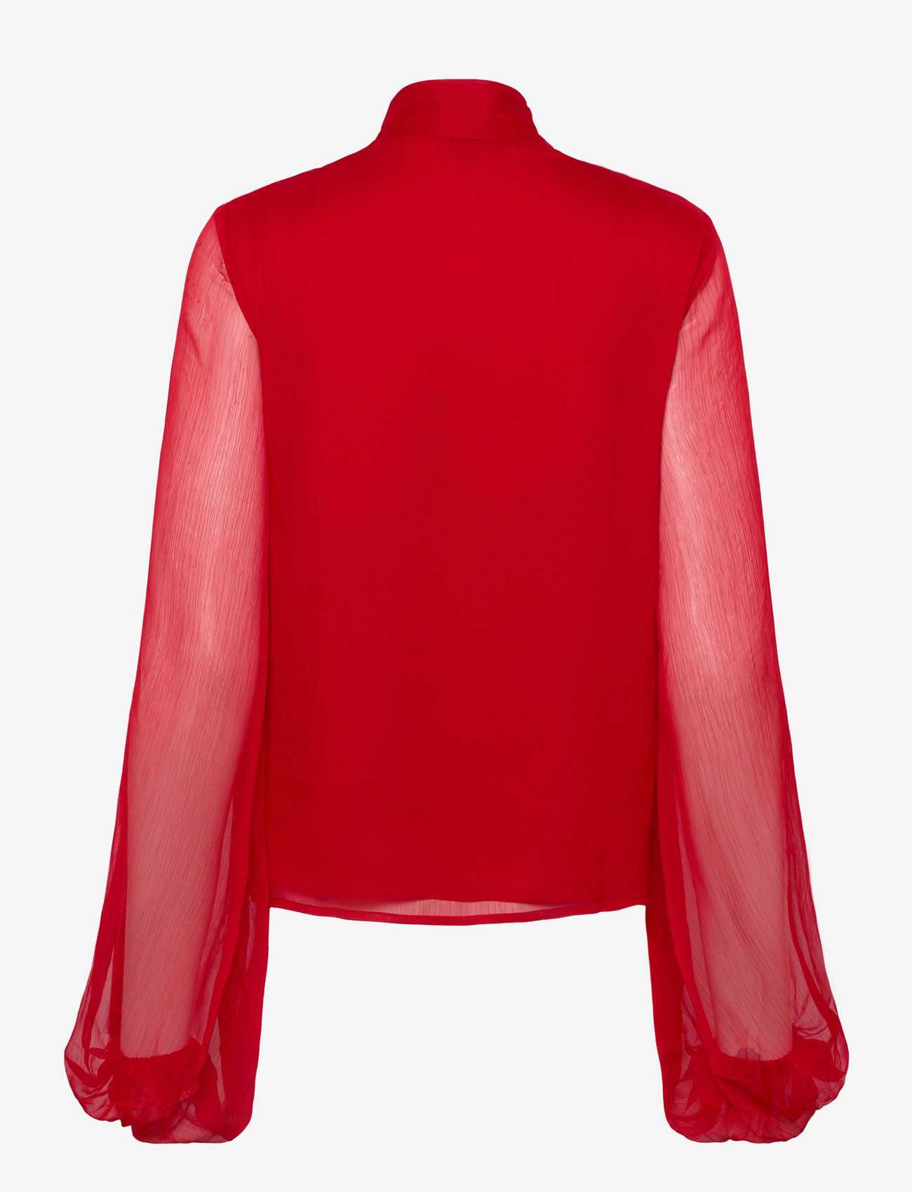 Bardot - SOLACE TIE FRONT BLOUSE - langärmlige blusen - deep red - 1