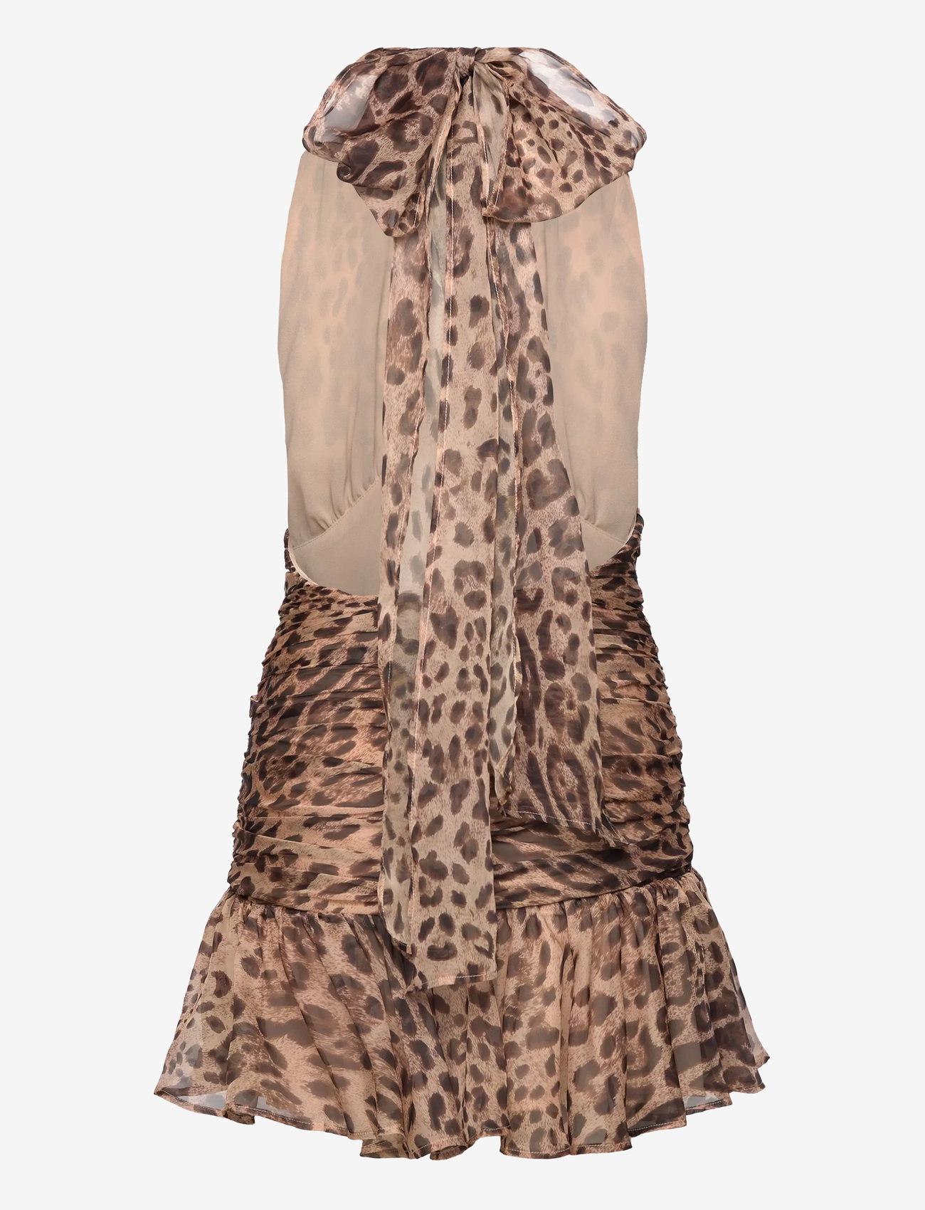 Bardot - MAVE HALTER NECK MINI DRESS - b leopard - 2