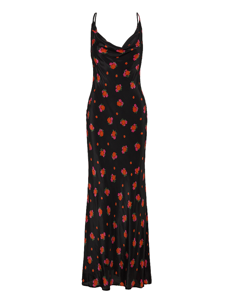 Bardot - MONROE COWL NECK MAXI DRESS - pidulikud kleidid - black floral - 1