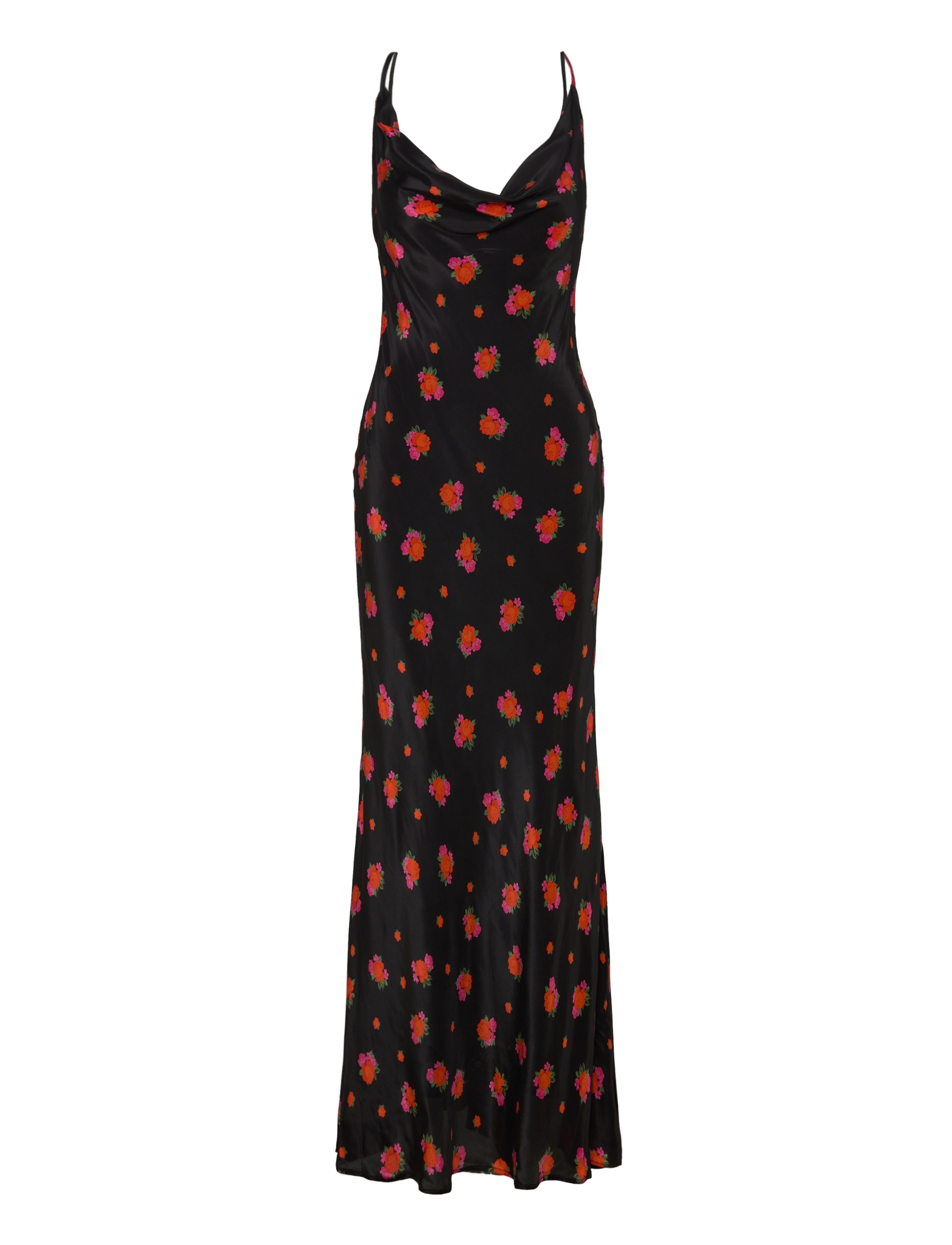 Bardot MONROE COWL NECK MAXI DRESS - Kleidung - BLACK FLORAL / black