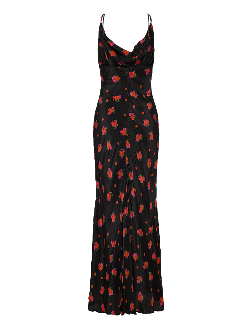 Bardot - MONROE COWL NECK MAXI DRESS - pidulikud kleidid - black floral - 2