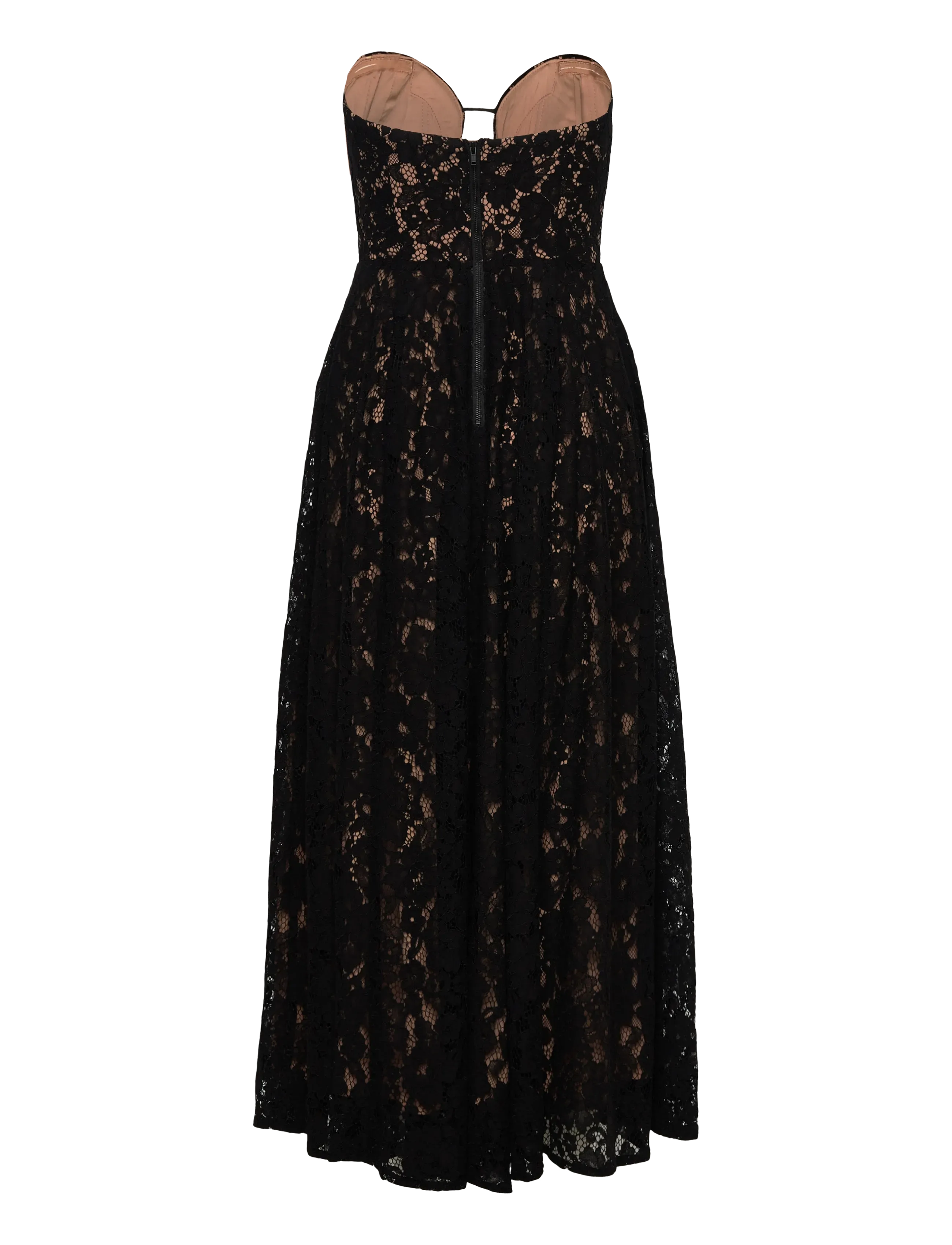 Bardot - OPAL VOLUME LACE MIDI DRESS - black - 2