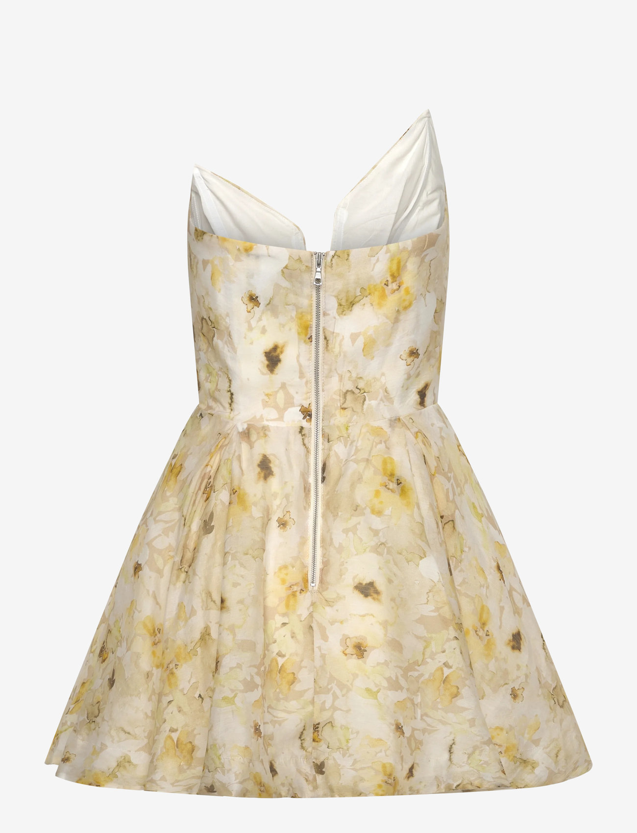 Bardot - ABRIELLE PRINTED MINI DRESS - peokleidid - yellow floral - 2