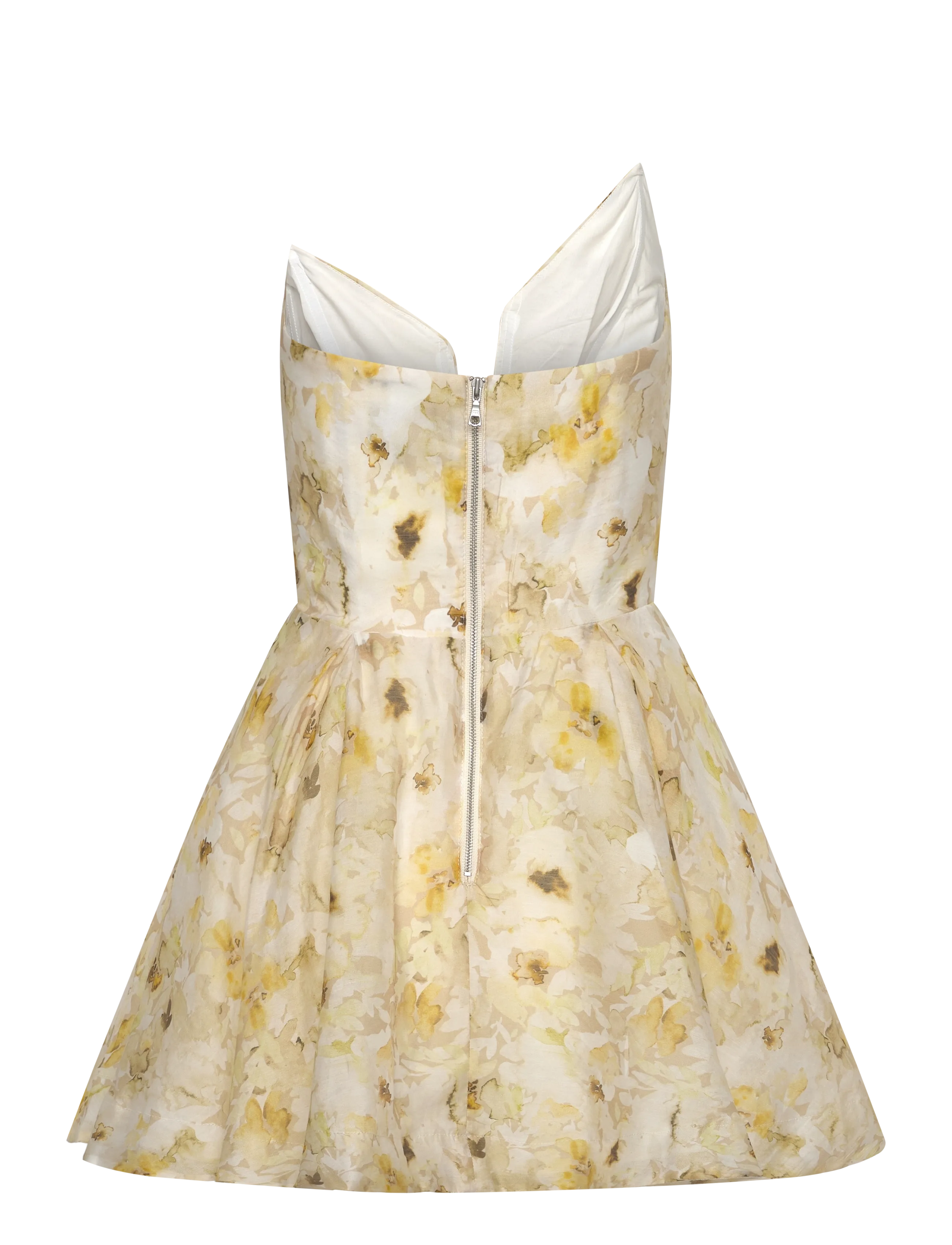 Bardot - ABRIELLE PRINTED MINI DRESS - yellow floral - 2