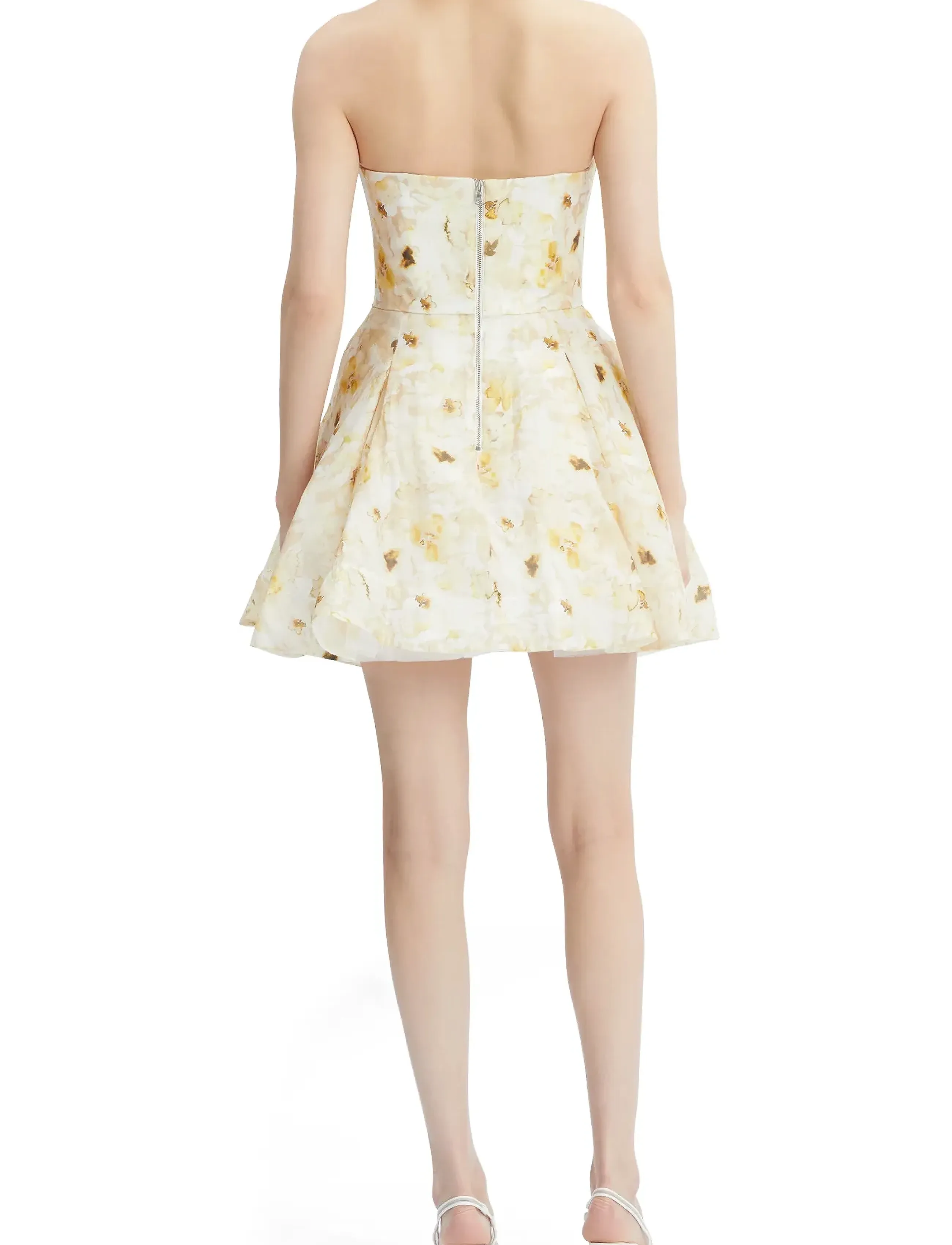 Bardot - ABRIELLE PRINTED MINI DRESS - yellow floral - 4