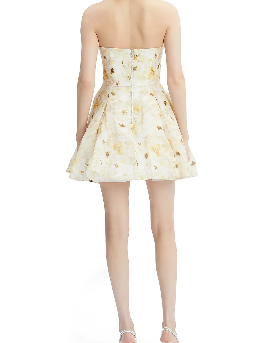 Bardot - ABRIELLE PRINTED MINI DRESS - festkjoler - yellow floral - 4