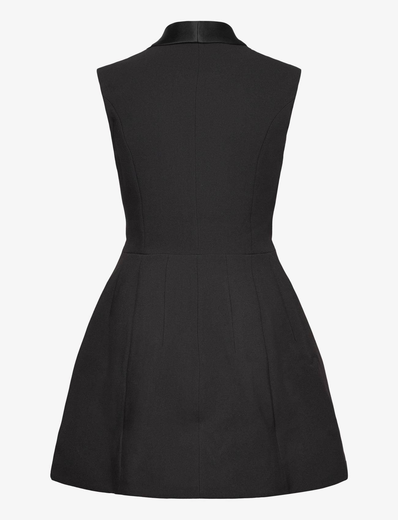 Bardot - DESTENE SATIN LAPEL MINI DRESS - partykleider - black - 1