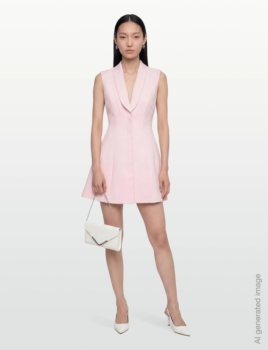 Bardot - DESTENE HOURGLASS MINI DRESS - pidulikud kleidid - soft pink - 0