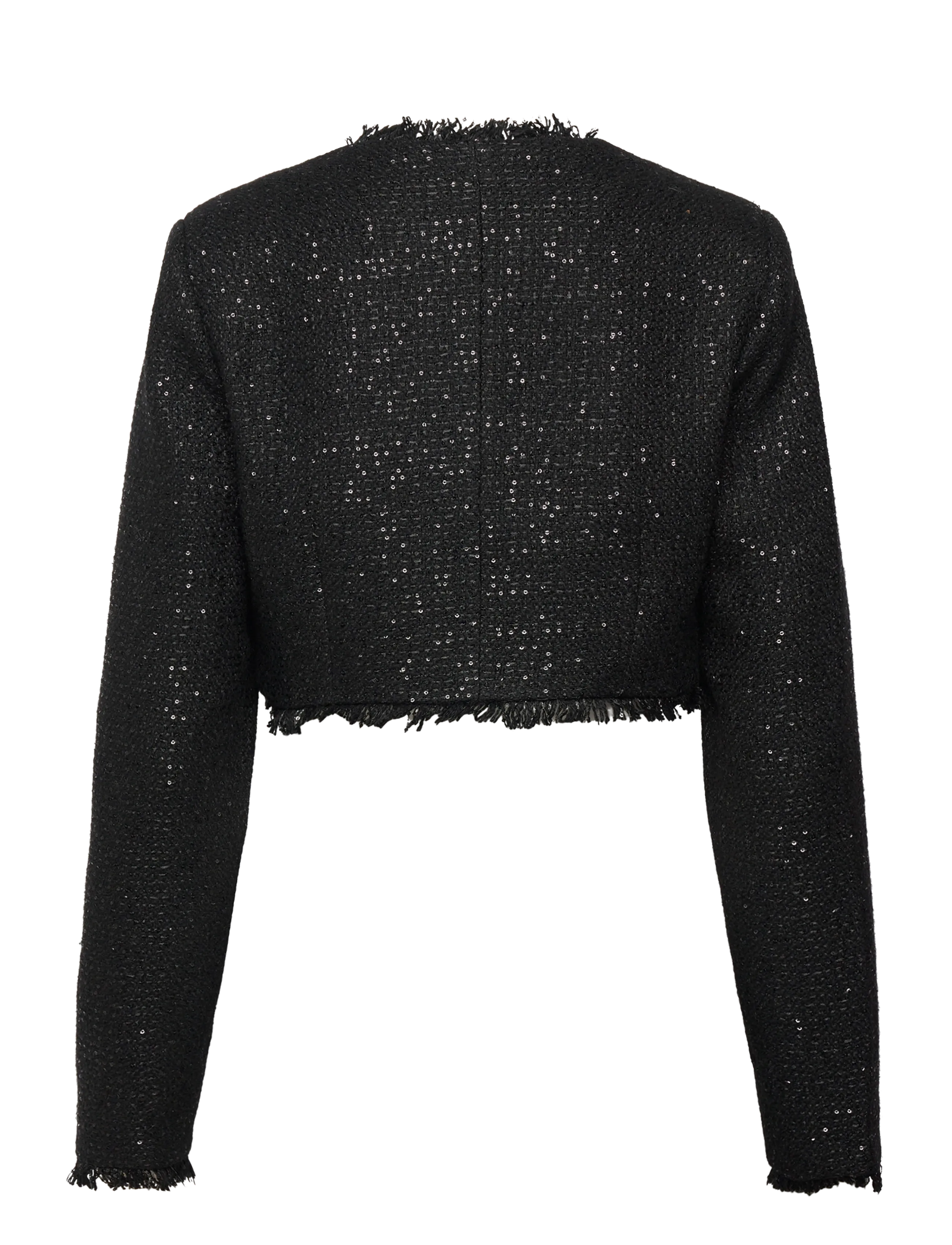 Bardot - KAROLINE BOUCLE CROPPED JACKET - festmode zu outlet-preisen - black - 2