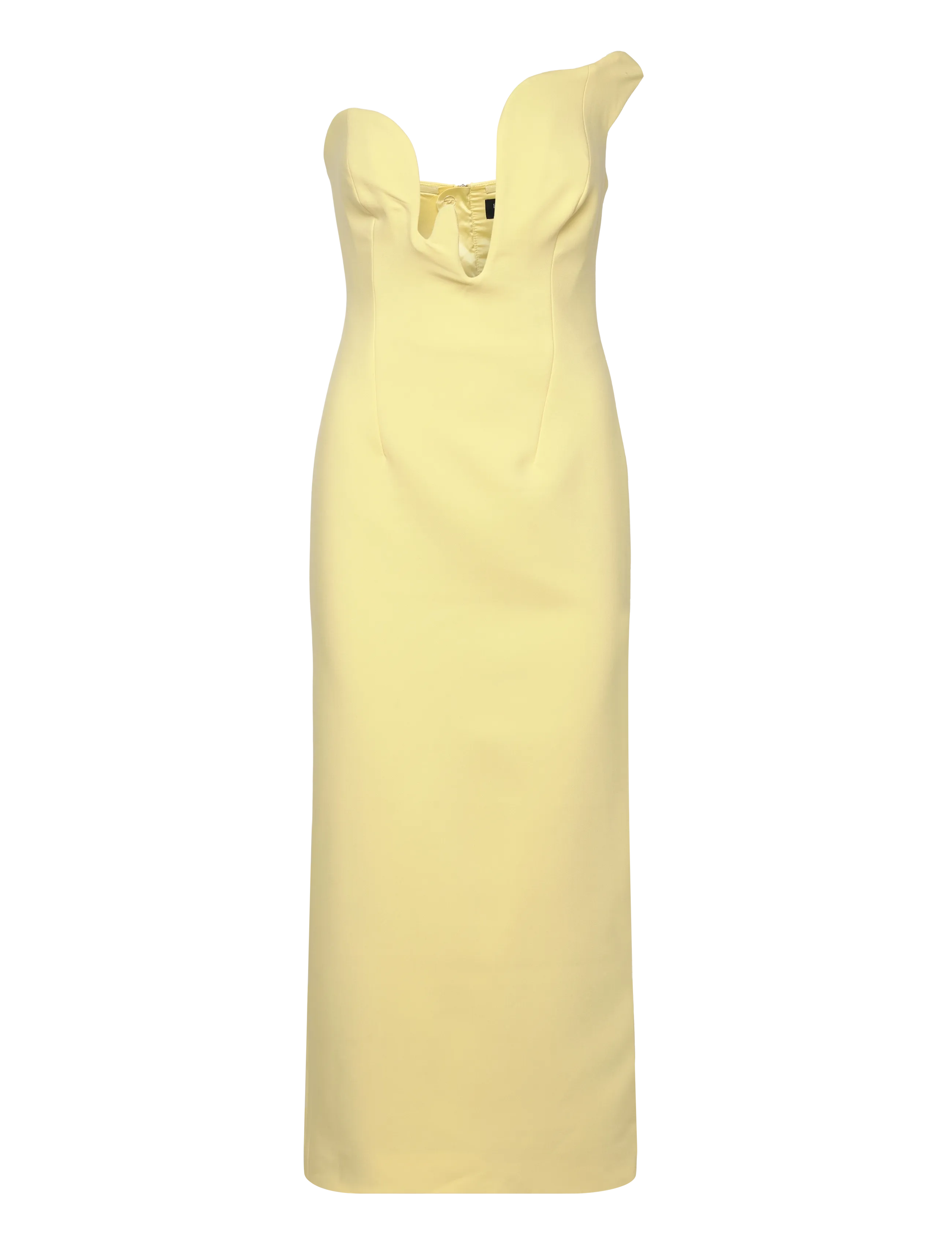 BARDOT Rosalyn Midi Kleid Gelb - 38 - Damen