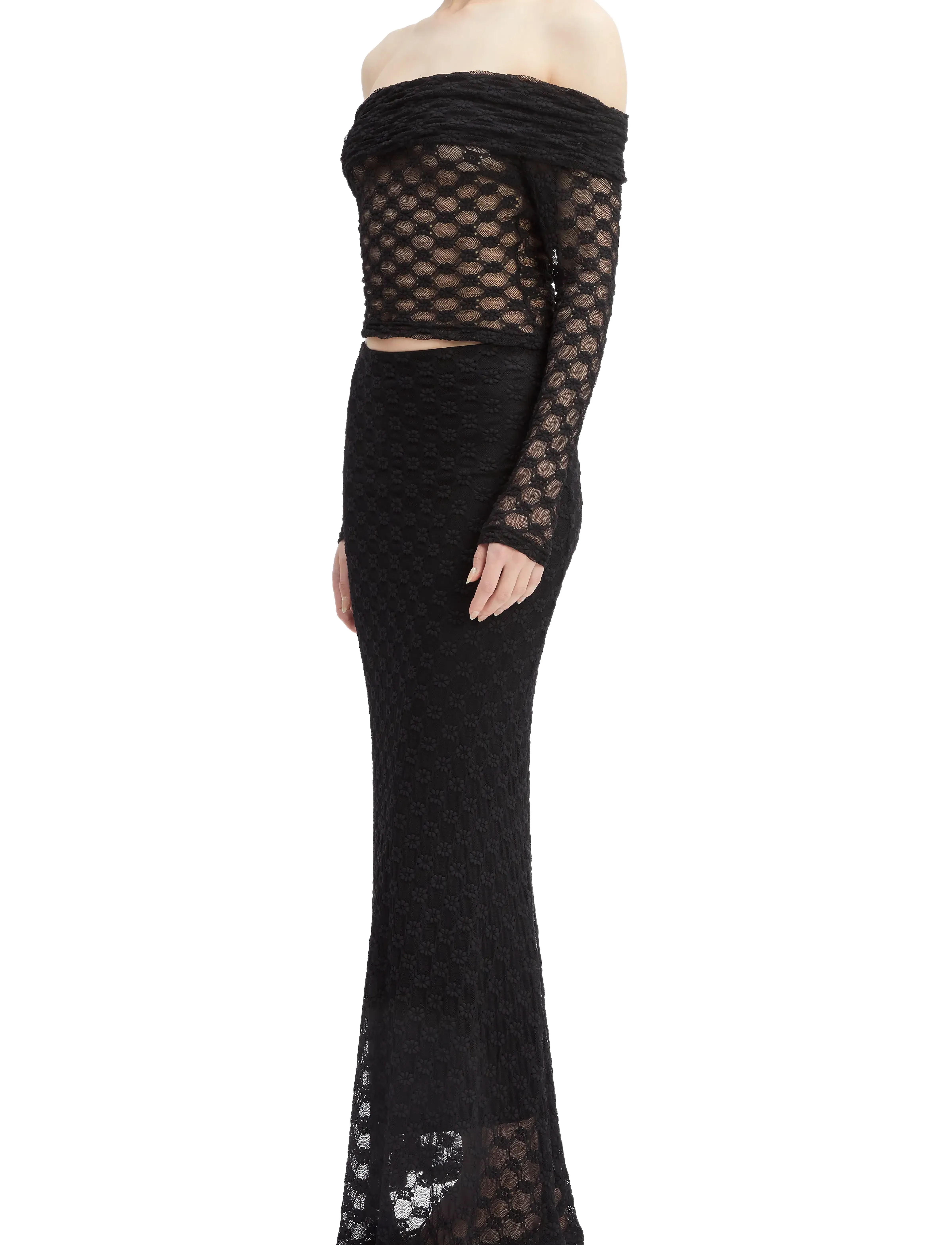 Bardot - ADONI MID RISE MAXI SKIRT - maxi röcke - black - 3
