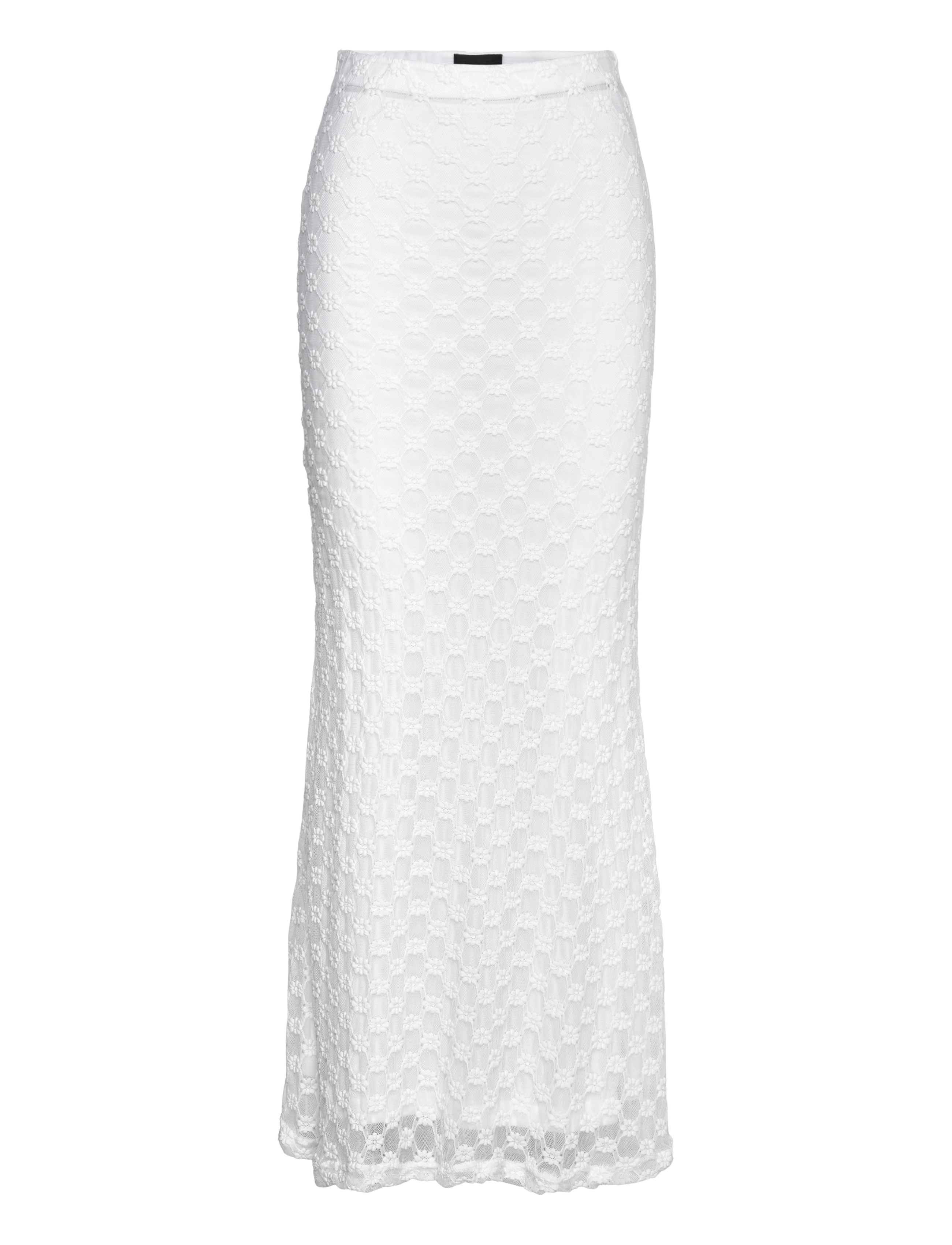 BARDOT Adoni Mid Rise Maxi Rock Weiß - 38 - Damen