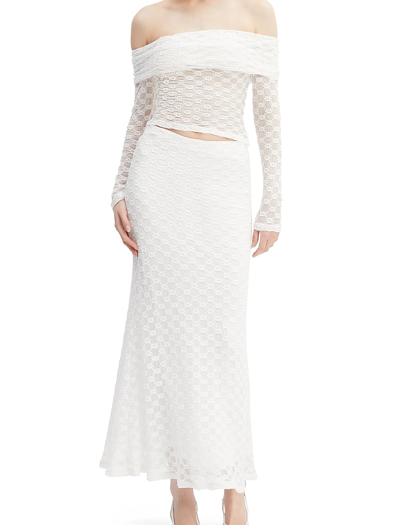 Bardot - ADONI MID RISE MAXI SKIRT - maxi röcke - orchid wht - 0