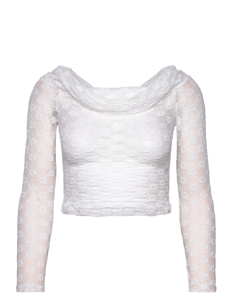 Bardot - ADONI OFF SHOULDER TOP - langärmlige tops - orchid wht - 1