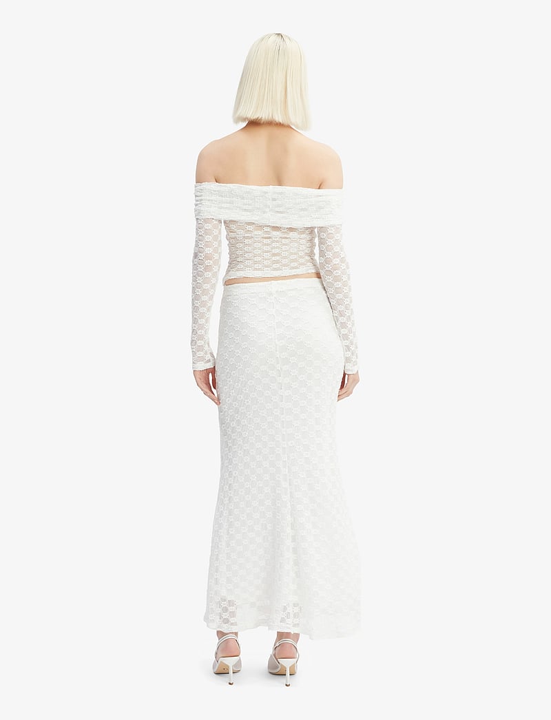 Bardot - ADONI OFF SHOULDER TOP - pikkade varrukatega alussärgid - orchid wht - 5