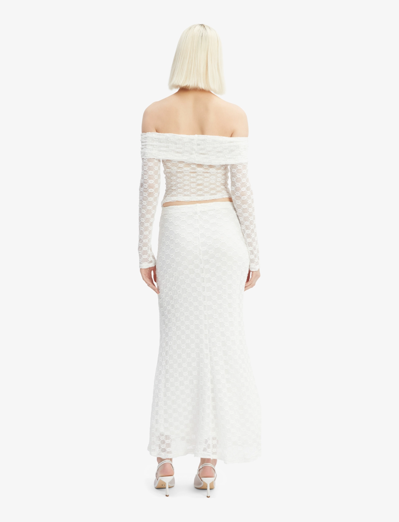 Bardot - ADONI OFF SHOULDER TOP - langärmlige tops - orchid wht - 5