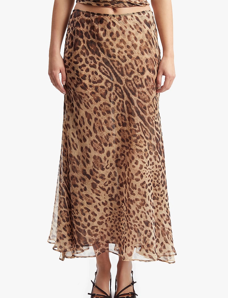 Bardot - MONROE MAXI SKIRT - maxi röcke - b leopard - 5