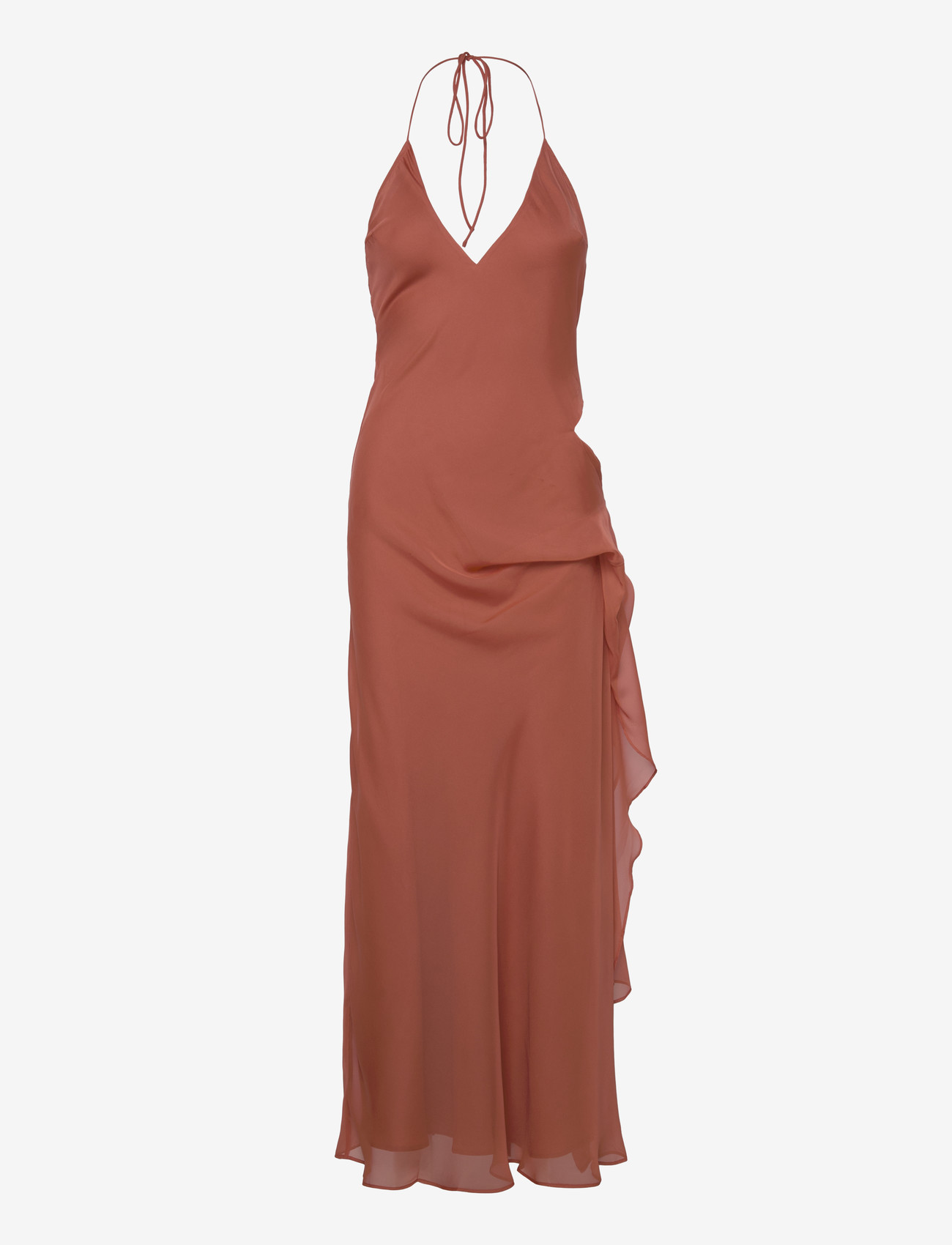 Bardot - CYREL CUT OUT MAXI DRESS - aftenkjoler - burntorang - 0