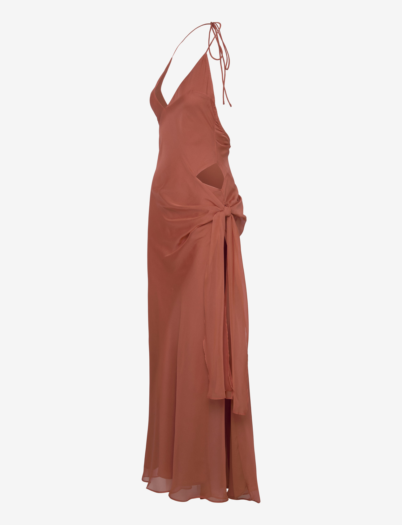 Bardot - CYREL CUT OUT MAXI DRESS - aftenkjoler - burntorang - 2