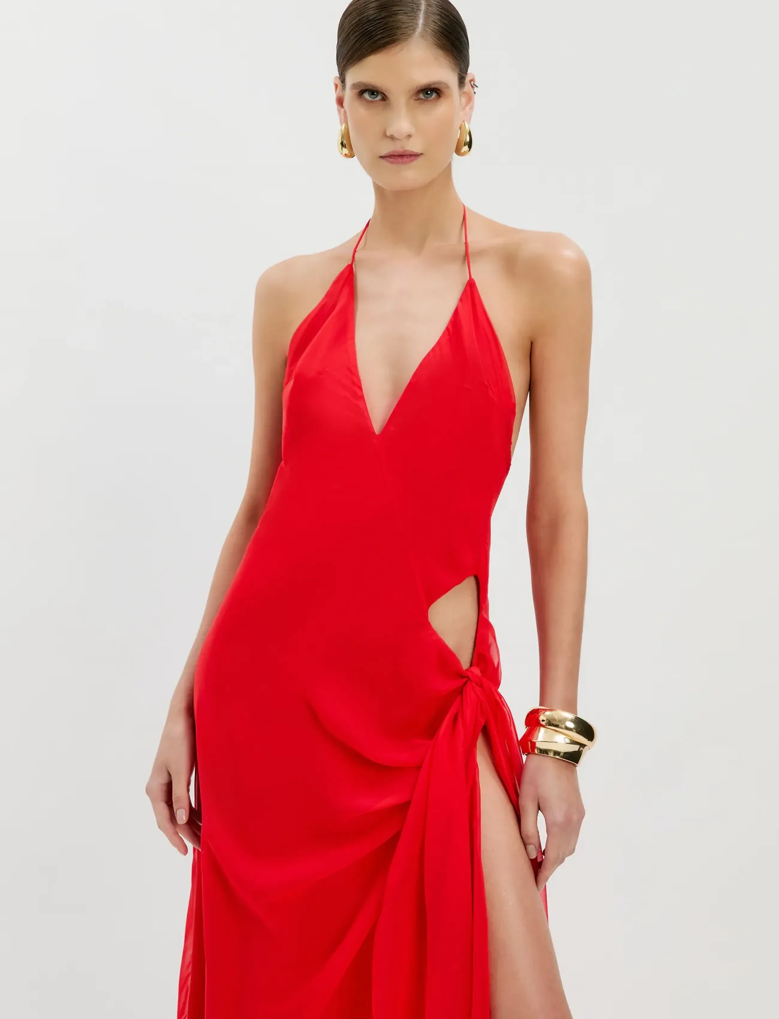 Bardot - CYREL CUT OUT MAXI DRESS - abendkleider - fire red - 4